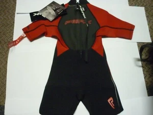 PEAK AUSTRALIA GROMS ENERGY S/S SPRING (99404K) RED SIZE 2 WETSUIT - AU STOCK - Bild 1 von 12