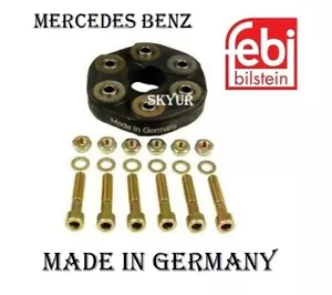 Mercedes Drive Shaft Flex Joint Disc Kit With Mounting For W124 W201 W202 W210 - Picture 1 of 9