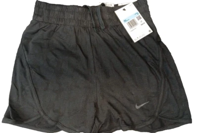 New Nike Loose Fit Coupe Girls Training Shorts With Liner Multi Sizes Black - Image 1 of 3