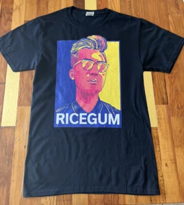 Authentic Ricegum schwarzes kleines Herren-T-Shirt - Bild 1 von 5