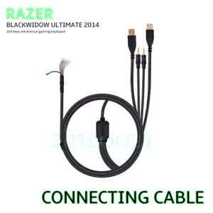 RAZER BLACKWIDOW ULTIMATE 2014 teclado para juegos desmontar cable de conexión - Imagen 1 de 8