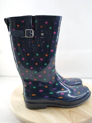 Botas de lluvia Western Chief para mujer a lunares talla 7 Foto 1 de 4