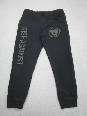 Calça de moletom Rise Against masculina XL 2XL preta banda punk rock y2k skatista - Imagem 1 de 4