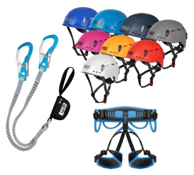 LACD Klettersteigset Ultimate S + Klettergurt Start 2.0 + Helm Protector 2.0
