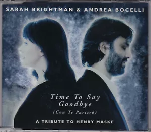 SARAH BRIGHTMAN & ANDREA BOCELLI Time To Say Goodbye MCD 1996 RAR & NEUWARE - Bild 1 von 5
