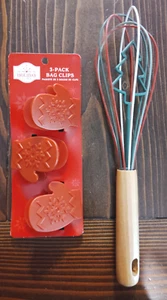 Holiday Bag Clips and 12 In Whisk - Picture 1 of 1