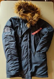 Alpha Industries Parka "Explorer" * Gr. M * rep. blue * top Zustand - Bild 1 von 6