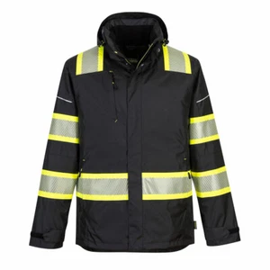 PORTWEST IONA PLUS WINTER JACKET  SIZES S-5XL F144 BLACK INSULATED TEXPEL SPLASH - Picture 1 of 2