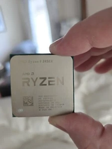 Processeur processeur AMD Ryzen 9 5950X ordinateur de bureau 4,9 GHz 16 cœurs occasion - Photo 1/4