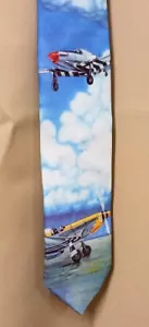'89 Topflight originale Ralph Marlin da uomo cravatta poliestere aviatore aereo aviatore - Foto 1 di 3