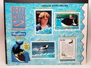 Free Willy 2 The Adventure Home Promo Card Sheet 1995 Skybox - Bild 1 von 2