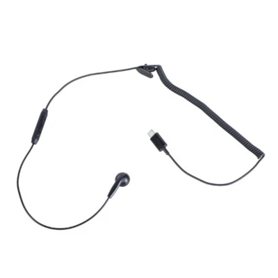USB Type C Spring Digital Single Side Earphones for Driving with Call and - Image 1 of 4