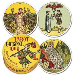 Tarot Original 1909 Circular Deck by Arthur Edward Waite (English) Cards Book