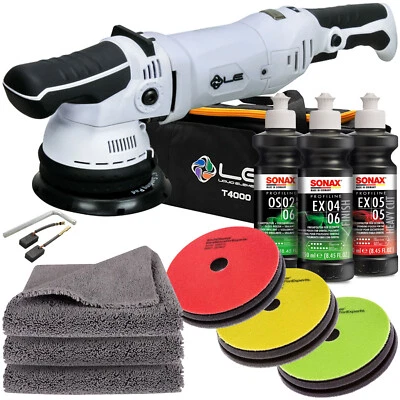 Liquid Elements T4200 Exzenter Poliermaschine Politur, Polierpads Set - Bild 1 von 4