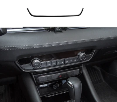 Para Mazda 6 Atenza 2018-2021 Negro Aire Interior Botón Marco Cubierta Borde Foto 1 de 4