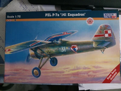 PZL 7a 141 Esquadron 1/72 kit Mister craft - Immagine 1 di 3