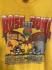 1997 ASU Sun Devils Rose Bowl Shirt Med Ohio State Buckeyes Arizona Football