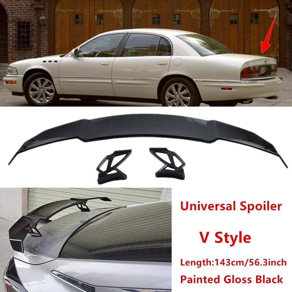Fit For Buick Park Avenue 1997-2005 Rear Trunk Lid Racing Spoiler Wing Universal - Image 1 of 4
