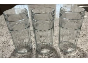 Set of 3 Anchor Hocking ANNAPOLIS FLAT ICED TEA GLASSES/High ball Clear - Picture 1 of 4