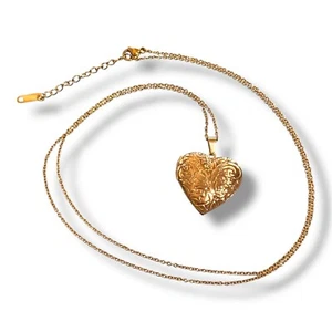 Portafoto collana a Cuore in acciaio - Picture 1 of 4