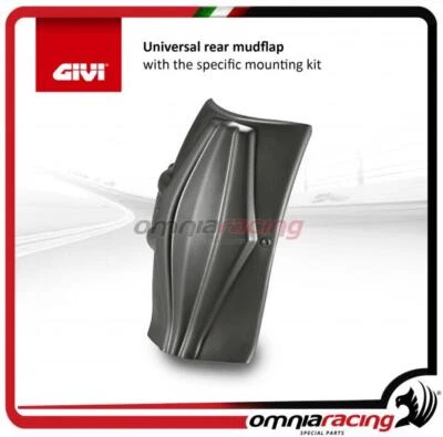 GIVI rear mudflap with the specific mounting kit for Kawasaki Versys 650 15-17 - Image 1 of 4