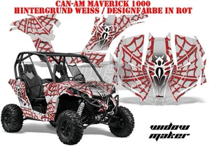 KIT GRÁFICO DE DECORACIÓN DE CARRERAS AMR UTV CAN-AM COMMANDER, MAVERICK WIDOW MAKER B - Imagen 1 de 7