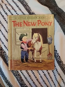 Vintage Little Golden Book The New Pony by Blanche Chenery Perrin - Picture 1 of 6