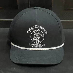 Tyler Childers Lawrence Co Kentucky Rope Hat Snapback Black Country Music Tour - Picture 1 of 8