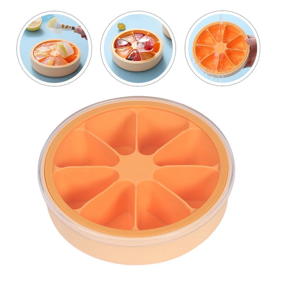  Eisboxform Baby Kleiner Eiswürfelbehälter Mit Deckel Eiswürfelbereiter - Bild 1 von 4