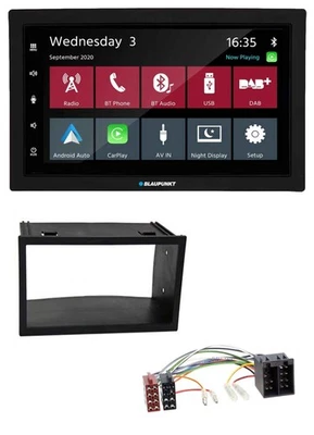 Blaupunkt DAB Bluetooth USB MP3 2DIN Autoradio für VW Golf 4 Polo T4 Fox Passat - Bild 1 von 4