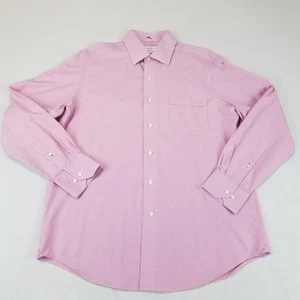 Camicia Tommy Bahama uomo grande 16 34/35 rosa pied de poule manica lunga ST310692 - Foto 1 di 11