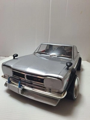 Corpo RC scala 1/10, GT-R argento - Immagine 1 di 4