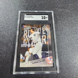 2017 Topps Now OS-64 Aaron Judge Sgc10 - Picture 1 of 2