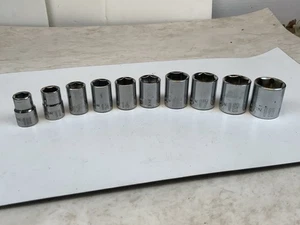 Craftsman 3/8 Drive 10pc 6pt Metric Sockets 10-19mm, CMMT Series - Picture 1 of 8