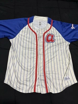 Atlanta Braves Mitchell & Ness Batting Jersey Cooperstown Collection Size 2XL - Image 1 of 4