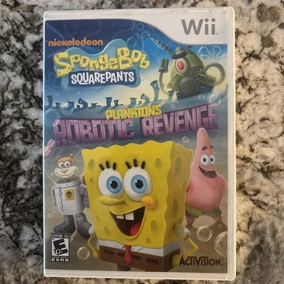 SpongeBob SquarePants: Plankton's Robotic Revenge (Nintendo Wii)  - Image 1 of 3