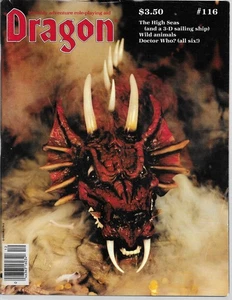 Dragon Magazine December 1986 # 116 Maritime Adventures - Oceans of Gaming Info - Picture 1 of 8