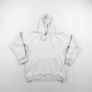 MLS Hoodie Herren mittelgrau Adidas Pullover Sweatshirt Major League Fußball - Bild 1 von 11