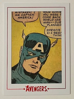 MARVEL COMIC ARCHIVE CUT - 2015 AVENGERS: SA - AV4 - 96/156 CAP AMERICA - AV #4 - Image 1 of 2