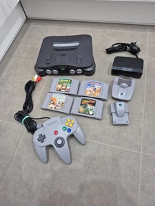 Nintendo N64 Console 1X Controller & 4 Games Bundle Nintendo 64 vgc - Picture 1 of 7