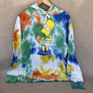 The Simpsons Sweatshirt Hoodie mit BART Print Langarm Pullover Batik M - Bild 1 von 8