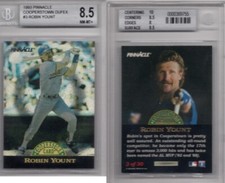 Robin Yount #3 1993 Pinnacle Cooperstown DUFEX BGS 8.5