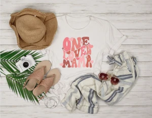 Mothers Day  "One Loved Mama" T-shirt Size available in Large, medium or small - Picture 1 of 1