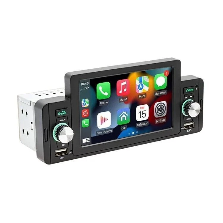 Radio 5 Pollici per auto, 1 din Bluetooth Player MP5 MP4 Audio Player, CarPlay - Immagine 1 di 4