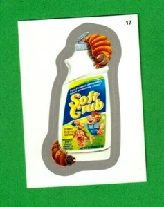 "Tarjeta pegatina plateada Wacky Packages Series 1 2014 ""SOFT GRUB"" #17 - Imagen 1 de 1