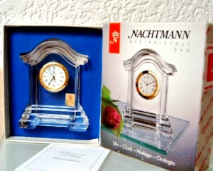Original NACHTMANN Bleikristall UHR m.Qualitäts-Garantie&Bedienungsanleit.NEU/OV - Bild 1 von 6