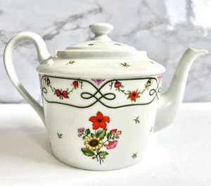 Vintage Guirlandes by Ceralene Teapot & Lid, Limoges, Au Ruban Sunflower Floral - Picture 1 of 8