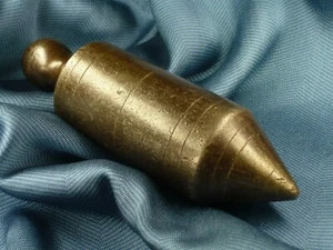 Plumb bob Construction WITHOUT nut. Initials number. Nutless lead. Initials - Picture 1 of 6