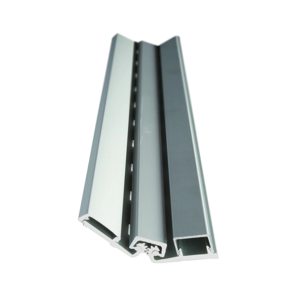 FULL SURFACE LIMITED FRAME HEAVY DUTY GEARED HINGE COMERCIAL GRADE 83" ALUMINUM - Image 1 of 3