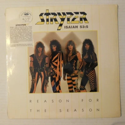 1984 LP Stryper Isaiah 53:5 "Reason For The Season" Enigma 70777-0 in shrink - Image 1 of 4